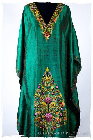 Française Amoureuse de Amélie Emerald Silk Robe