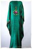 Française Amoureuse de Amélie Emerald Silk Robe