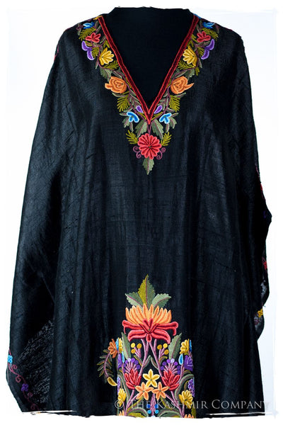 Française Amoureuse de Élise Onyx Silk Robe