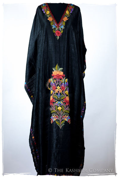 Française Amoureuse de Élise Onyx Silk Robe