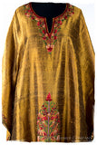 Française Amoureuse de Andrée Gold Silk Robe