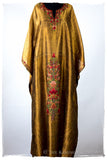 Française Amoureuse de Andrée Gold Silk Robe