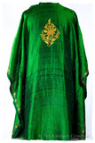 Française Amoureuse de Maëlle Emerald Silk Robe