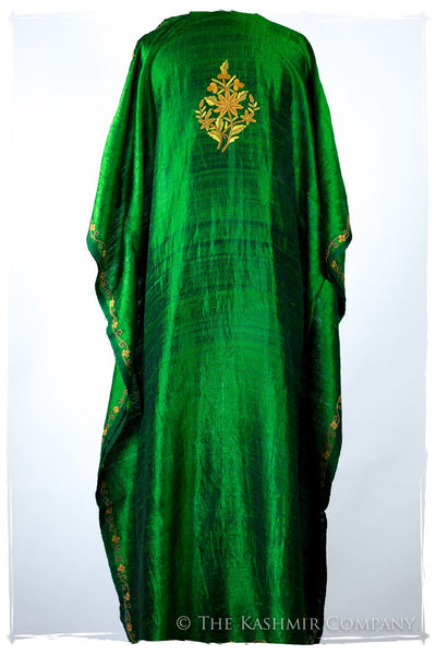 Française Amoureuse de Maëlle Emerald Silk Robe