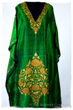 Française Amoureuse de Maëlle Emerald Silk Robe