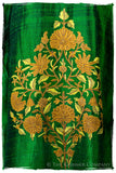 Française Amoureuse de Maëlle Emerald Silk Robe