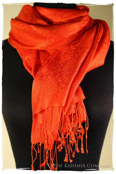 Scarlet O’Hara - Cherry Tomato Silk Scarf