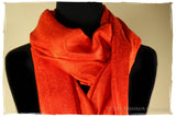 Scarlet O’Hara - Cherry Tomato Silk Scarf