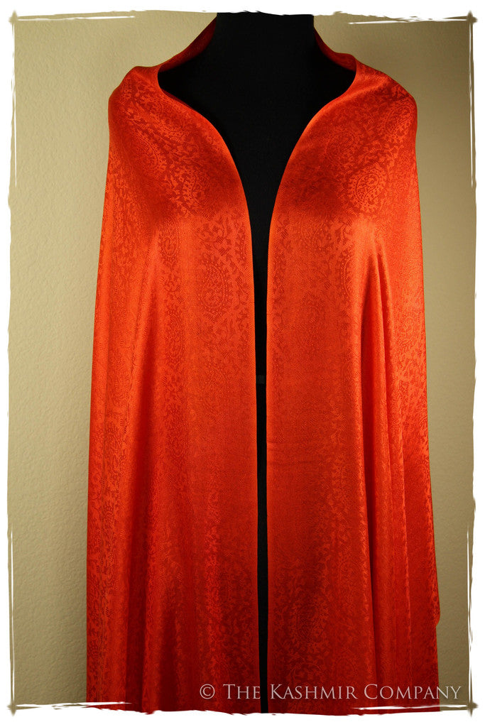 Scarlet O’Hara - Cherry Tomato Silk Scarf