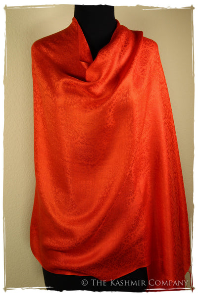 Scarlet O’Hara - Cherry Tomato Silk Scarf