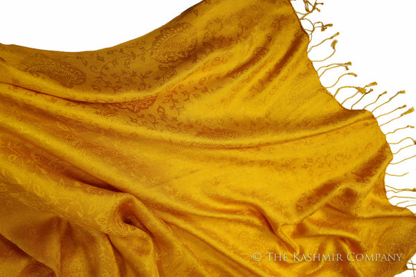 Dorothy’s Yellow Brick Road - Citrus Gold Silk Scarf