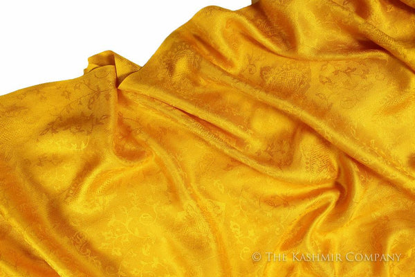 Dorothy’s Yellow Brick Road - Citrus Gold Silk Scarf