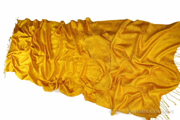 Dorothy’s Yellow Brick Road - Citrus Gold Silk Scarf