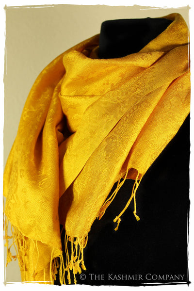 Dorothy’s Yellow Brick Road - Citrus Gold Silk Scarf