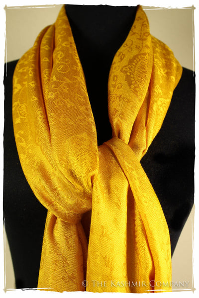 Dorothy’s Yellow Brick Road - Citrus Gold Silk Scarf