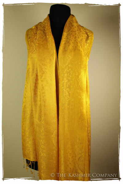 Dorothy’s Yellow Brick Road - Citrus Gold Silk Scarf