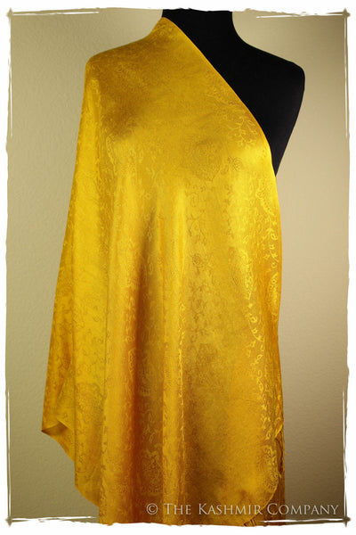 Dorothy’s Yellow Brick Road - Citrus Gold Silk Scarf