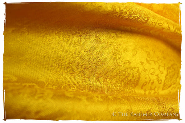 Dorothy’s Yellow Brick Road - Citrus Gold Silk Scarf