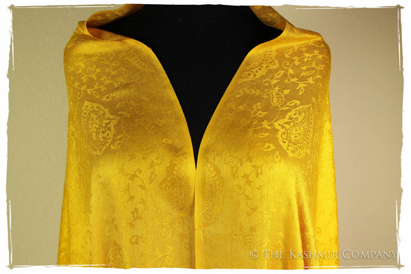 Dorothy’s Yellow Brick Road - Citrus Gold Silk Scarf