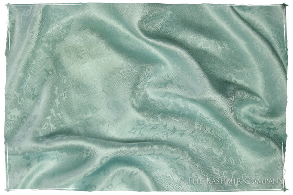 From Here To Eternity Blue - Fair Aqua Silk Scarf