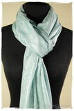 From Here To Eternity Blue - Fair Aqua Silk Scarf