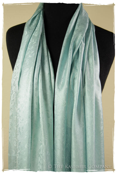 From Here To Eternity Blue - Fair Aqua Silk Scarf