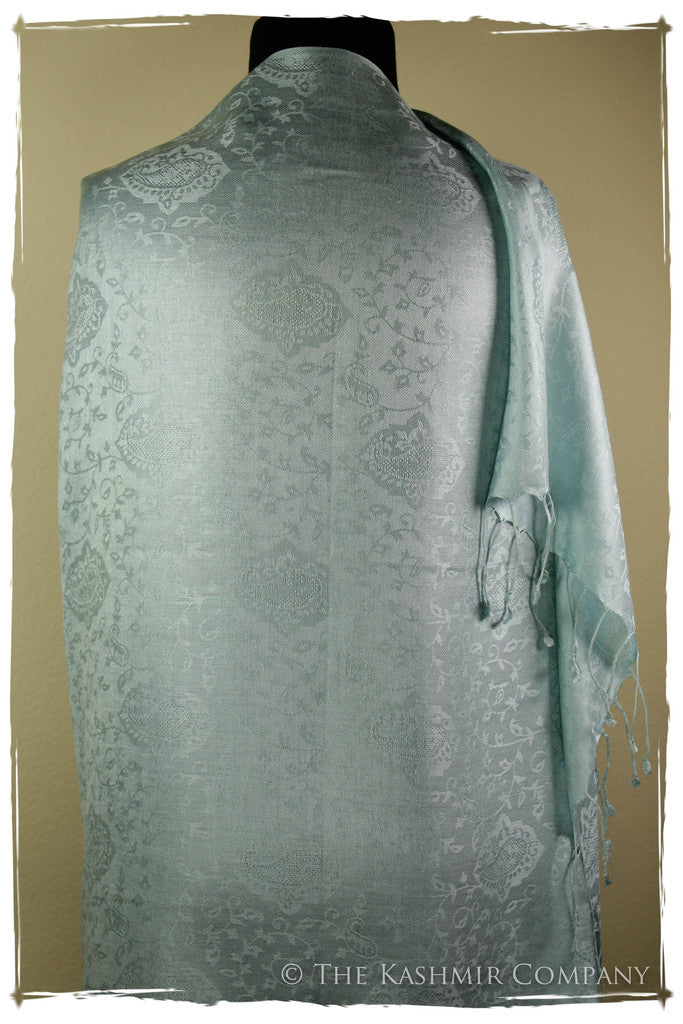 From Here To Eternity Blue - Fair Aqua Silk Scarf