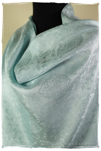 From Here To Eternity Blue - Fair Aqua Silk Scarf