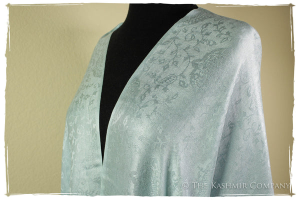 From Here To Eternity Blue - Fair Aqua Silk Scarf