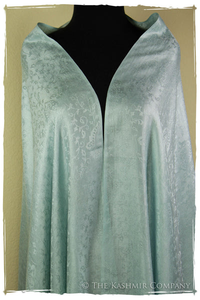 From Here To Eternity Blue - Fair Aqua Silk Scarf