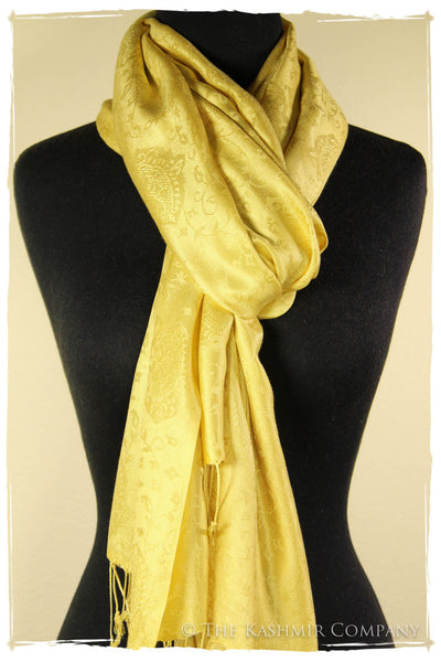 The Evening Candlelight Silk Scarf / Shawl