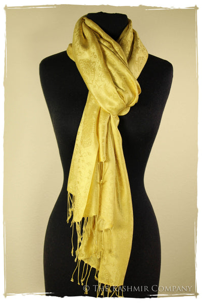 The Evening Candlelight Silk Scarf / Shawl