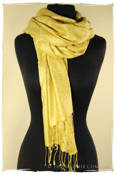 The Evening Candlelight Silk Scarf / Shawl