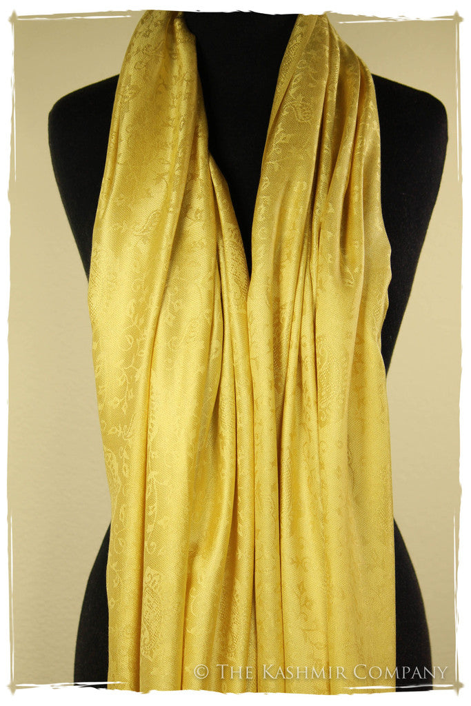The Evening Candlelight Silk Scarf / Shawl