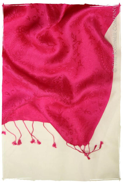 The Pretty in Pink - Rose Silk Scarf