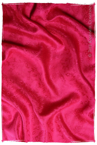 The Pretty in Pink - Rose Silk Scarf