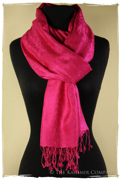 The Pretty in Pink - Rose Silk Scarf