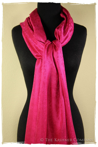 The Pretty in Pink - Rose Silk Scarf