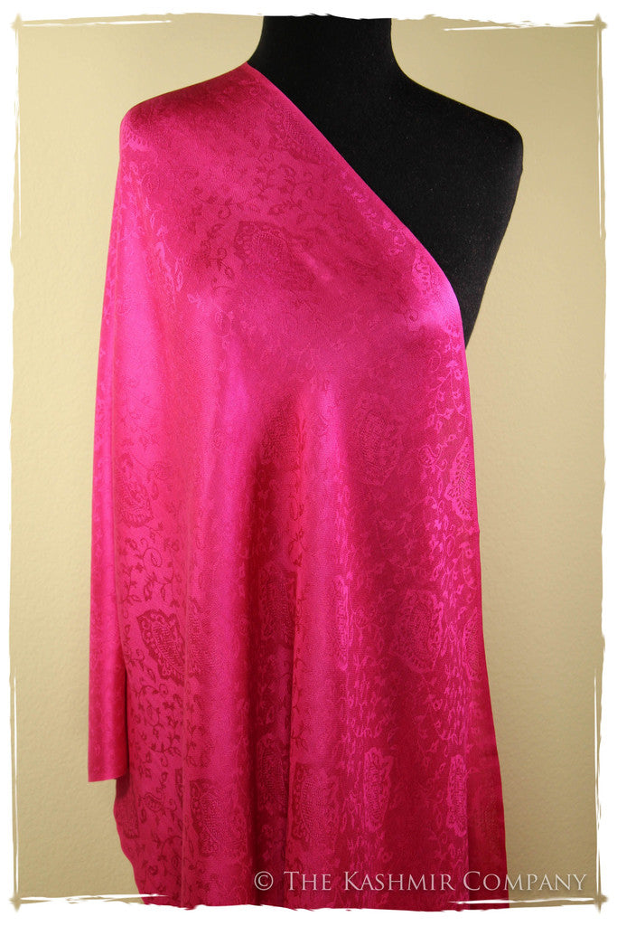 The Pretty in Pink - Rose Silk Scarf