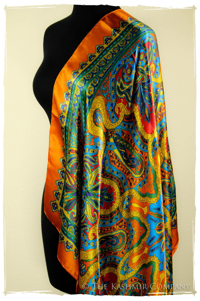 The Love Child Square Silk Scarf
