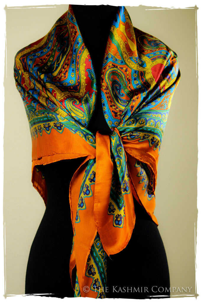 The Love Child Square Silk Scarf