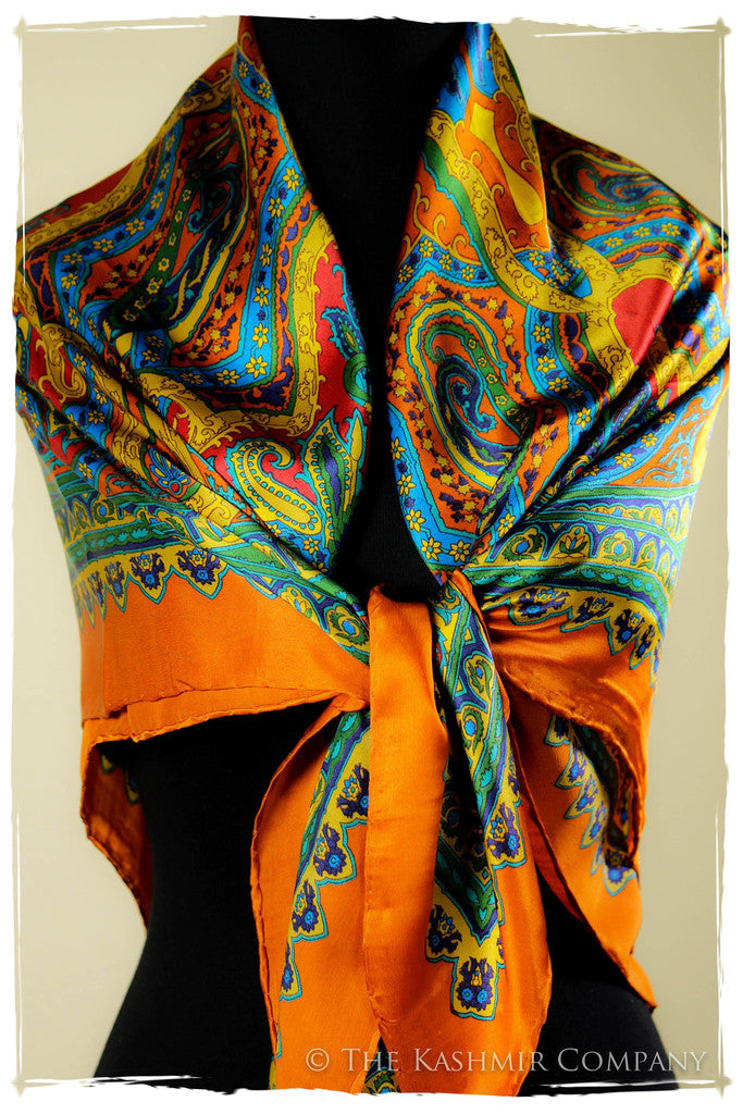 The Love Child Square Silk Scarf