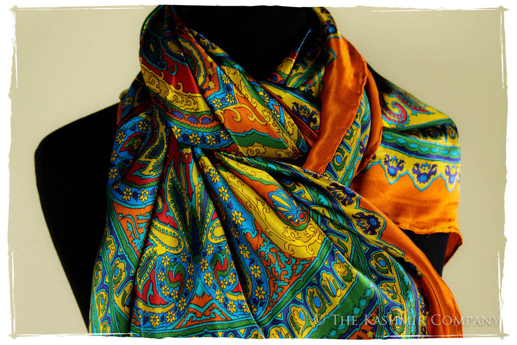 The Love Child Square Silk Scarf