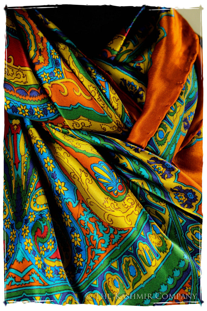 The Love Child Square Silk Scarf