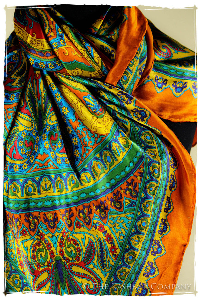 The Love Child Square Silk Scarf