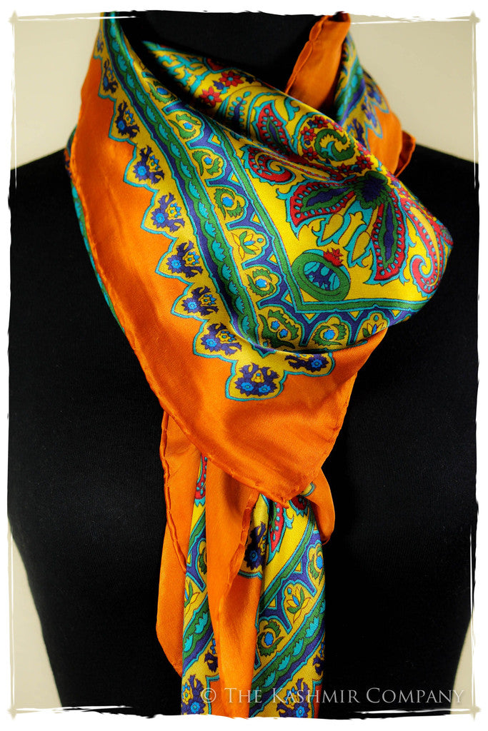 The Love Child Square Silk Scarf