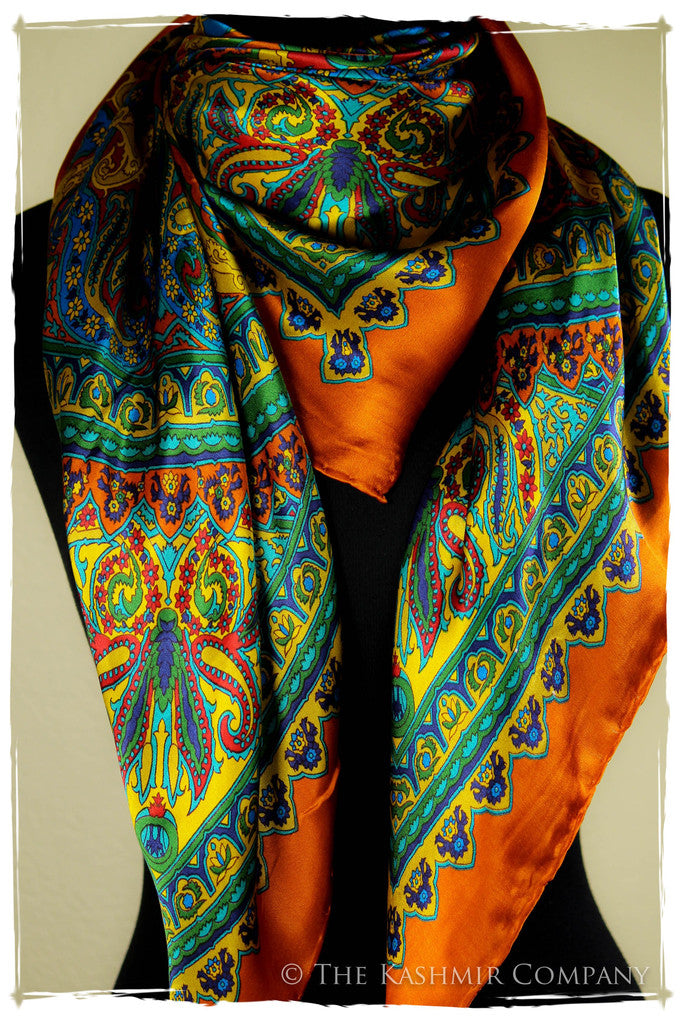 The Love Child Square Silk Scarf