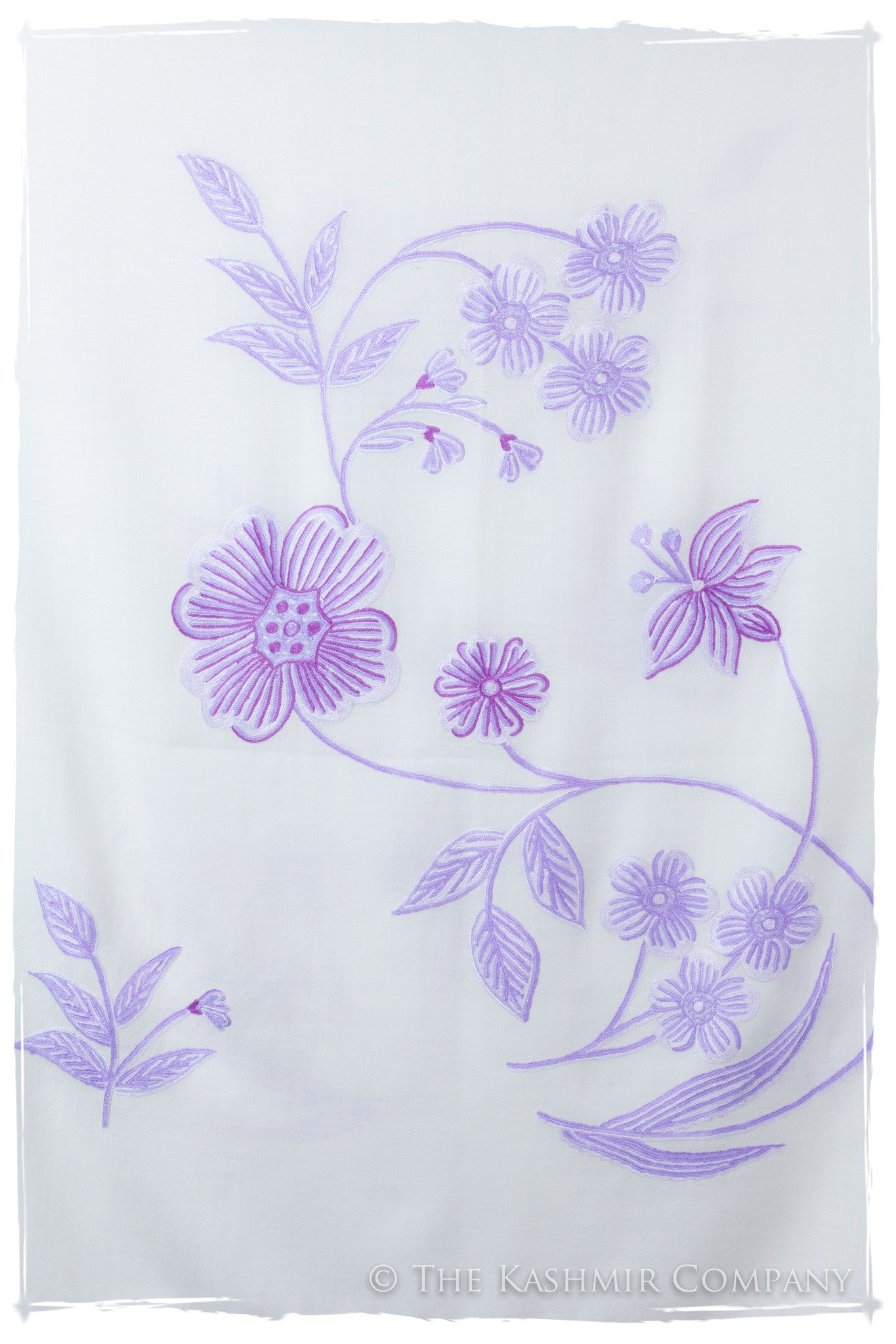 Je Ne Sais Quoi Lavender Ivory Shawl