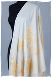 Je Ne Sais Quoi Mimosa Ivory Shawl