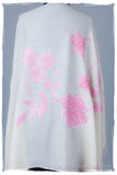 Je Ne Sais Quoi Pink Ivory Shawl